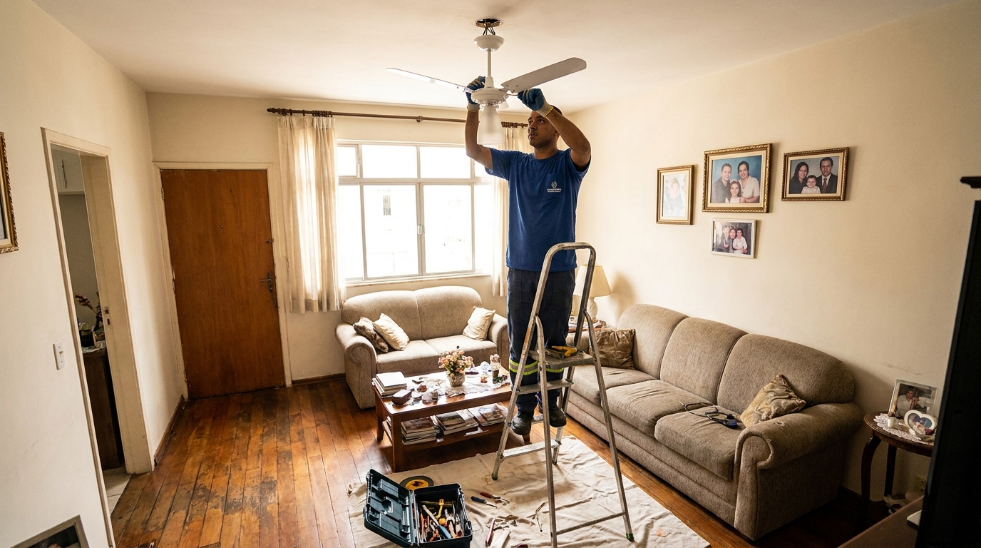 Substituição de Ventilador em Guarulhos‑SP